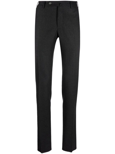Pt01 Slim-fit Tailored Trousers In Grau