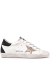 Golden Goose Star-patch Lace-up Sneakers In Weiss