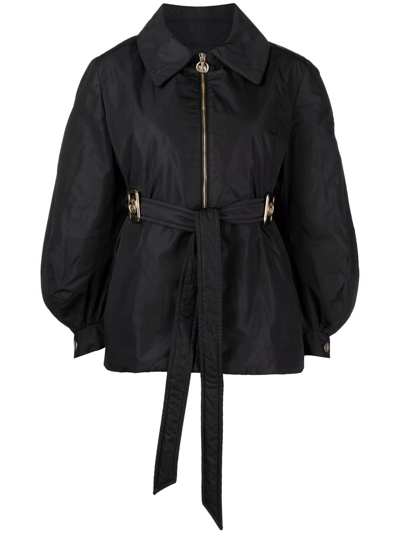 Lanvin Womens Black Polyester Outerwear Jacket