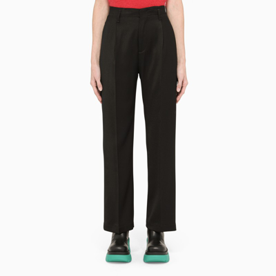 Department Five Black Regular Trousers