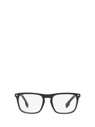 Burberry Clear Demo Square Mens Eyeglasses Be2340 3927 54 In Green
