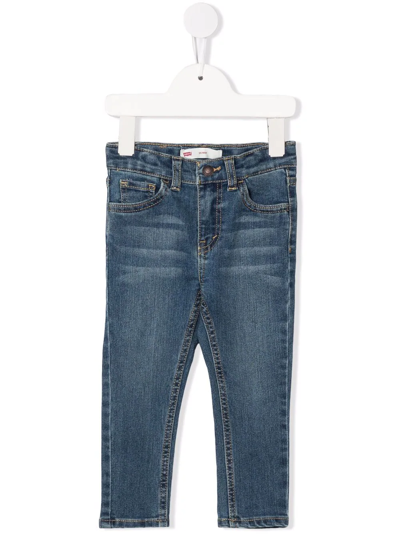 Levi's Babies' Slim-cut Denim Jeans In Blue