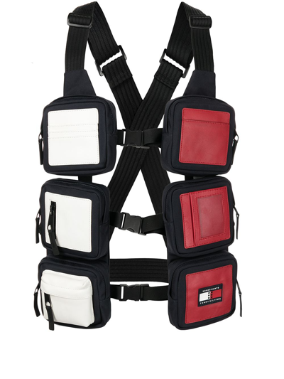 Romeo Hunte X Tommy Hilfiger Vest Bag In Red