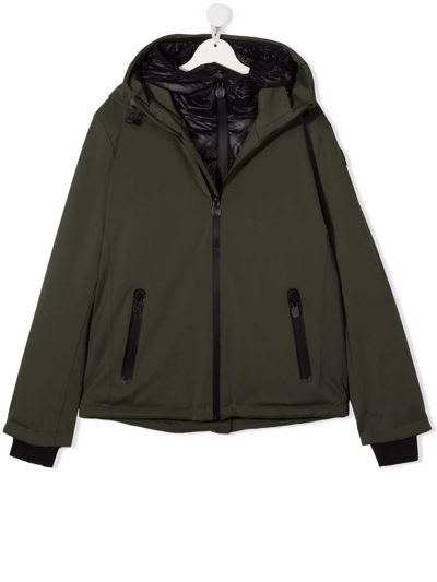 Invicta Teen Padded Hooded Jacket In Green