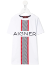 AIGNER LOGO-PRINT COTTON T-SHIRT