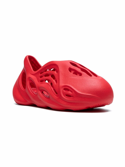 Adidas Originals Kids' Yeezy Foam Runner "vermillion" Sneakers In Red