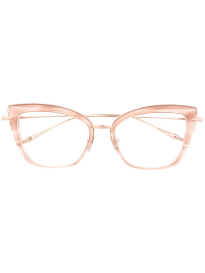 Dita Eyewear Armoly Cat-eye Frame Glasses In Gold