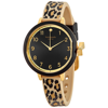 Kate Spade Park Row Quartz Black Dial Ladies Watch Ksw1485 In Black / Gold Tone