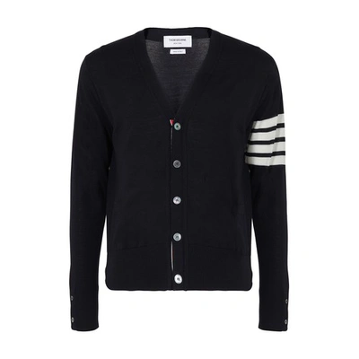 THOM BROWNE 4-BAR CARDIGAN,BRWC9664NAV