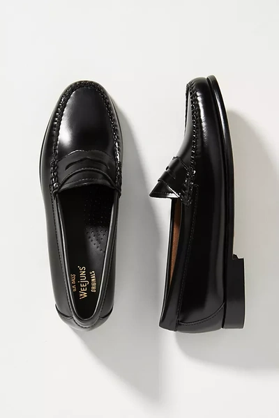 Bass Weejuns Whitney Loafers In Black