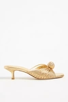 Larroude Valerie Sandal In Gold