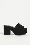 Larroude Women's Miso Platform High Heel Slide Sandals In Black