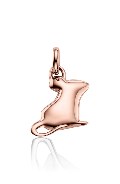 Monica Vinader Chinese Zodiac Ronnie The Rat Pendant Charm In Rose Gold