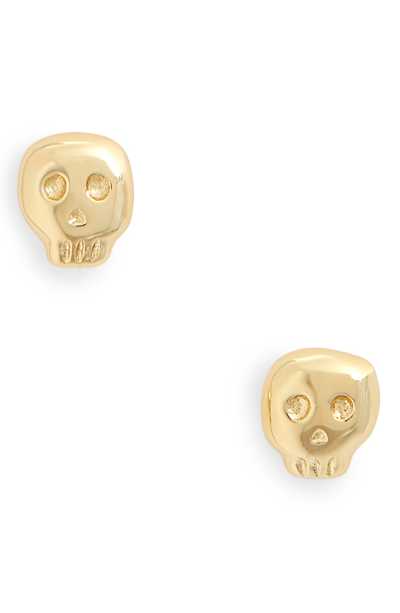 Gorjana Skull Stud Earrings In Gold ModeSens