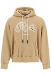 PALM ANGELS PALM ANGELS OVERSIZED BEAR HOODIE,PMBB058F21FLE007 6160