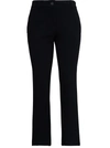 ALBERTO BIANI BLACK CADY FLARE PANTS,CC815AC003090