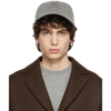Loro Piana Logo-embroidered Storm System Baby Cashmere Baseball Cap In Flannel Melange