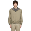 Loro Piana Reversible Khaki & Brown Windmate Bomber Jacket In B39k Tobacco/ermine