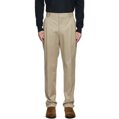 Loro Piana City Cotton And Wool-blend Pants In White
