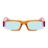Jacquemus Les Lunettes Altu Rectangular-frame Acetate Sunglasses In Multicolor