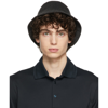 LORO PIANA GREY CITYLEISURE CASHMERE BUCKET HAT