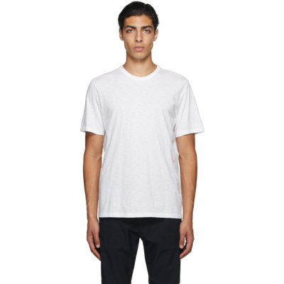 Theory Round-neck Short-sleeved T-shirt In White