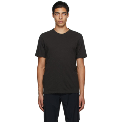 Theory Essential Crewneck Short Sleeve Tee In Baltic