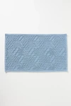 Anthropologie Zana Bath Mat In Blue