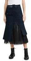 ANDERSSON BELL INNA BELTED MESH SKIRTS,ANDBE30013