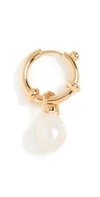 Maria Black Cha Cha Hoop Earring In Gold