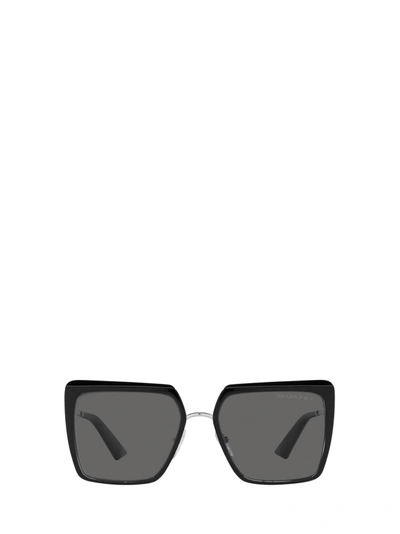 Prada Grey Polarized Square Ladies Sunglasses Pr 58ws 1ab5z157 In .
