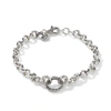 John Hardy Classic Chain Amulet Connector Chain Bracelet In Silver