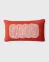 Jonathan Adler Pompidou Path Pillow, Persimmon