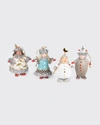 PATIENCE BREWSTER HOLIDAY CAROLER ORNAMENTS, SET OF 4,PROD169280551