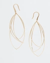 Lana Multi-curved Wire Marquis Hoop Earrings In Yellow