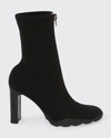 Alexander Mcqueen Slim Tread Boots In Black