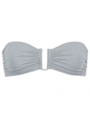 Eres Show Duni Strapless Bikini Top Sable Grey In Grey