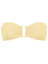 Eres Show Duni Strapless Bikini Top Canari In Neutrals