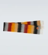 LOEWE 马海毛混纺条纹围巾,P00634804