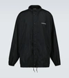 BALENCIAGA LOGO TECHNICAL RAINCOAT,P00585131