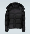 Burberry Detachable-sleeve Puffer Jacket In Black