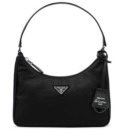 Prada Re-edition 2005 Re-nylon Shoulder Bag In Nero