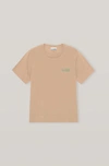 Ganni Thin Software Jersey T-shirt Hazel Size L