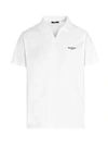 BALMAIN BALMAIN LOGO PRINTED POLO SHIRT