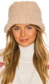 Ruslan Baginskiy Monogram Embellished Lampshade Bucket Hat In Beige
