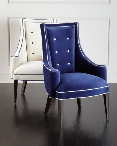 Haute House Classic Pat Chair In Navy
