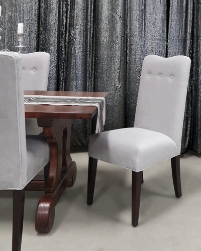Haute House Glamour Dining Chair In Gray