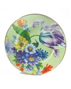 Mackenzie-childs Flower Market Dinner Plate In Green