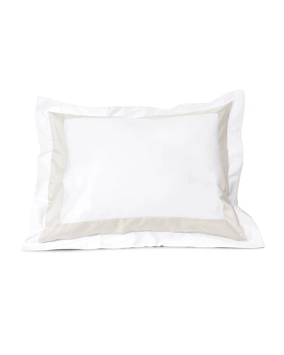 Signoria Firenze Aida King Sham In White/pearl