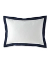 Polo Ralph Lauren Organic Sateen Border King Sham In Cream